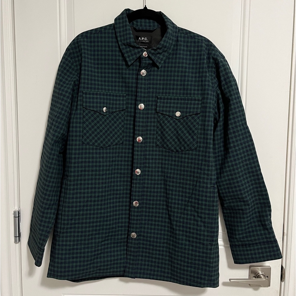 NWT - A.P.C. Men's Samy Padded Overshirt Jacket - Size M